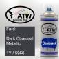 Preview: Ford, Dark Charcoal Metallic, 1Y / 5966: 400ml Sprühdose, von ATW Autoteile West.